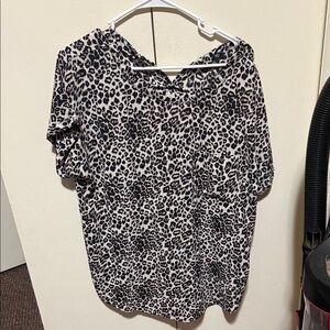 Leopard Print Women's Top